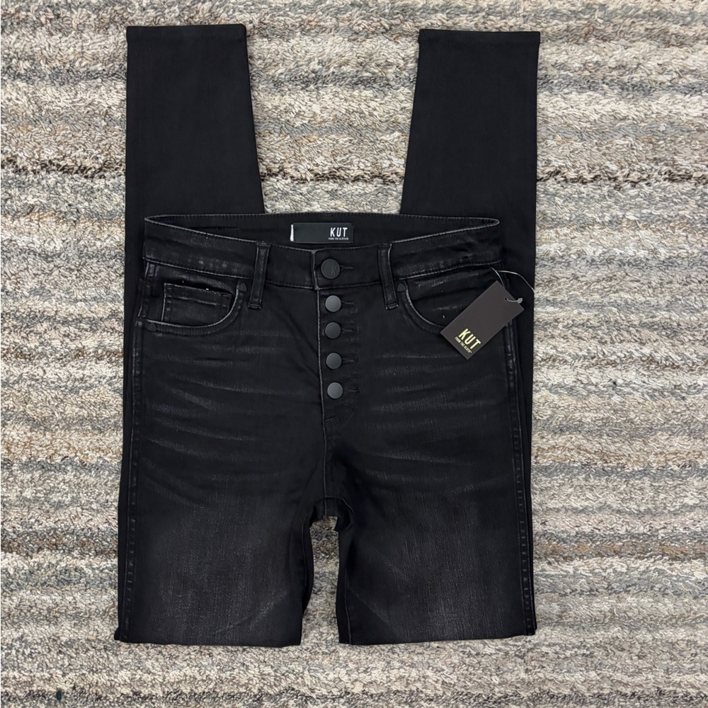 KUT From The Kloth High Rise Skinny Jeans Sz 2 NWT | KUT Women Skinny Jeans NEW-